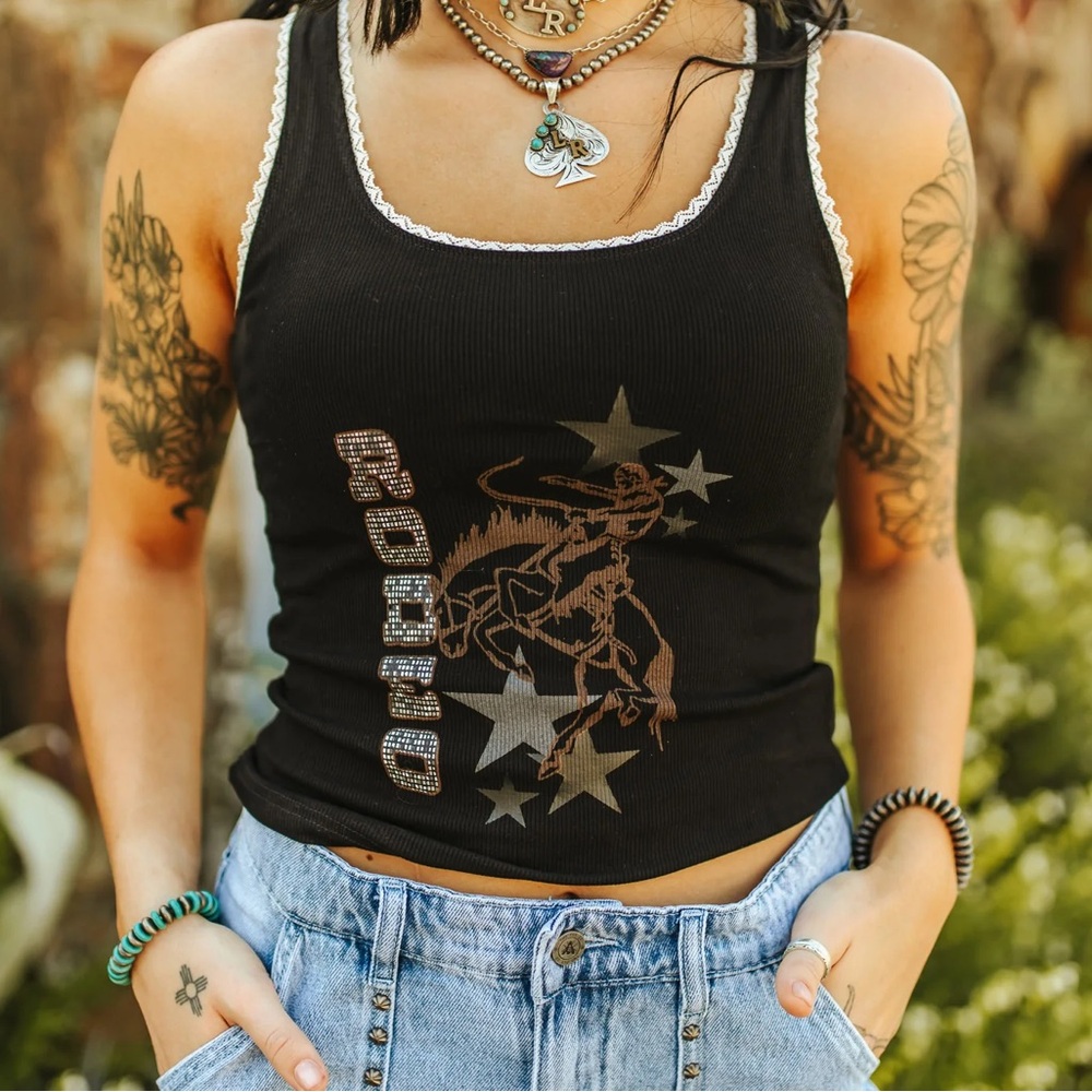 2FlyCo Disk Koe Rodeo Tank Top